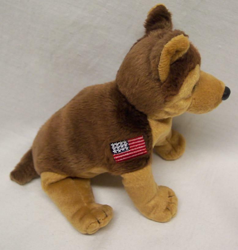 TY Beanie Baby COURAGE PATRIOTIC GERMAN SHEPHERD DOG 6" Plush STUFFED ...