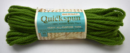 Vintage Bernat Quickspun Heavy All-Purpose Acrylic Yarn-1 Skein Bud Gree... - $5.65