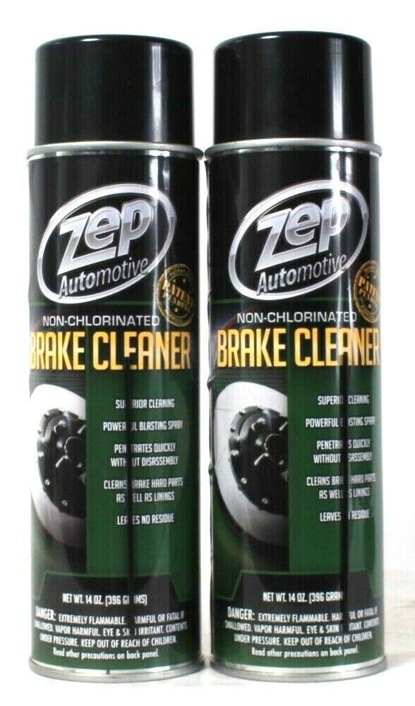 2 Cans Zep Automotive 14 Oz Non Chlorinated Superior Brake Cleaner ...