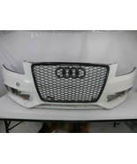 09-12 AUDI A4 S4 FRONT BUMPER &amp; GRILLE ASSEMBLY WITH FOG LIGHTS WHITE OEM - $1,010.78