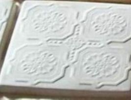 DIY Victorian Design Tile Molds (6) Make 12" Concrete Floor Tiles For $.30 Each image 2