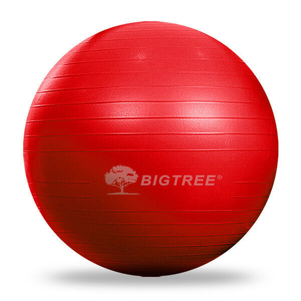 Exercise/Yoga Ball Extra Thick Yoga Ball Chair, Anti-Burst - Red 75cm