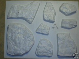 #OAF-05 Fieldstone Molds (8) Makes Custom Concrete Stone Rock For Pennies Each image 1