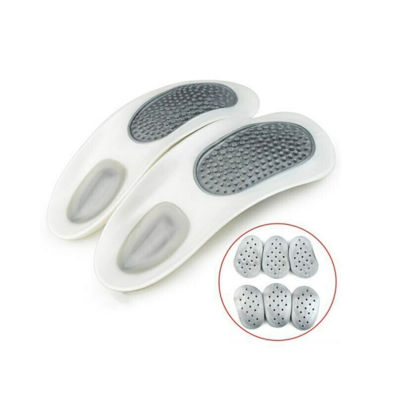 1 Pair Practical Durable Flat Feet Knock Knees Plantar Orthotics ...