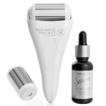 Mirabella Beauty Roll & Restore: Cryotherapy Ice Roller + Multi-Peptide Serum 