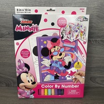 Cra-z-Art Minnie Mouse Coloring Book with Markers New Disney Junior Bonu... - $6.99