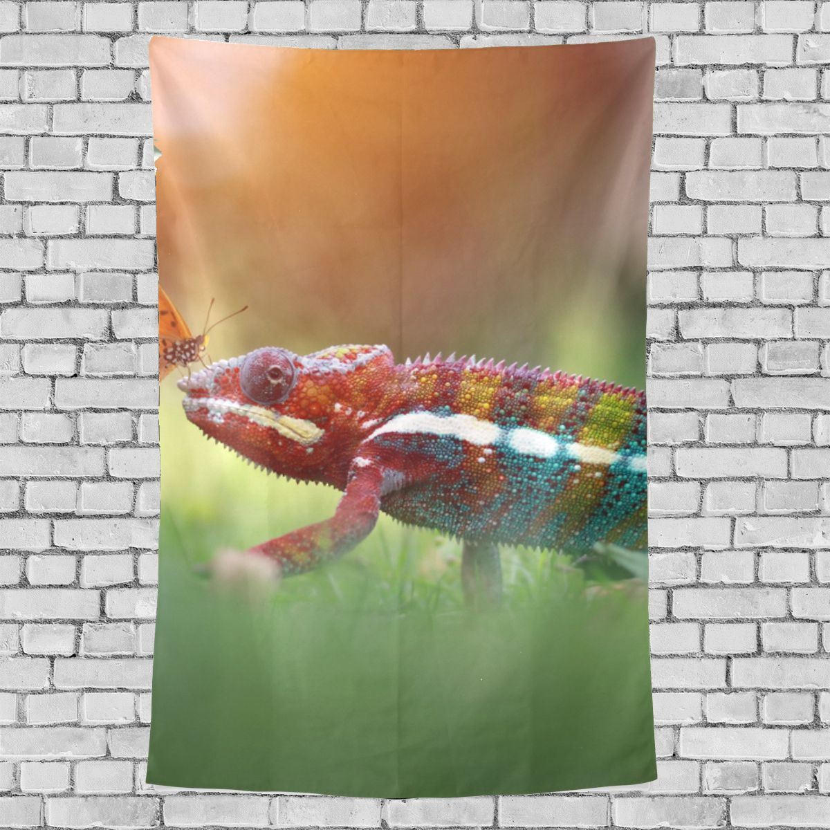 Tapestries Strange Ugly Chameleon Animal Pattern All Tapestry 40x60 ...