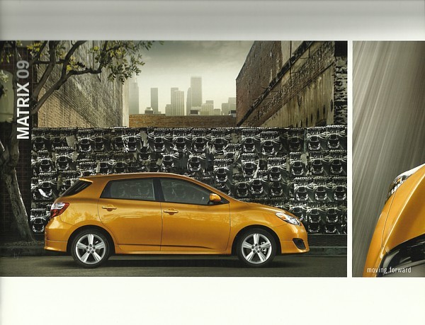 Primary image for 2009 Toyota MATRIX sales brochure catalog 1st Edition 09 US S XRS