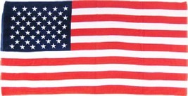 USA 50 Star American Patriotic 4th of July 30&quot;x60&quot; Cotton Beach Towel - $23.88