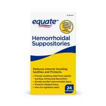 Equate Hemorrhoidal Suppositories, 24 ct - $12.92