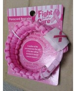 BREAST CANCER AWARENESS &quot;FIGHT FOR THE CURE&quot; PINK PARACORD 8&#39; SURVIVAL B... - $6.92