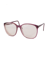 Vtg 80s Streetwear Large Round Oval Acetate Eyeglasses Glasses Purple Fr... - $69.25