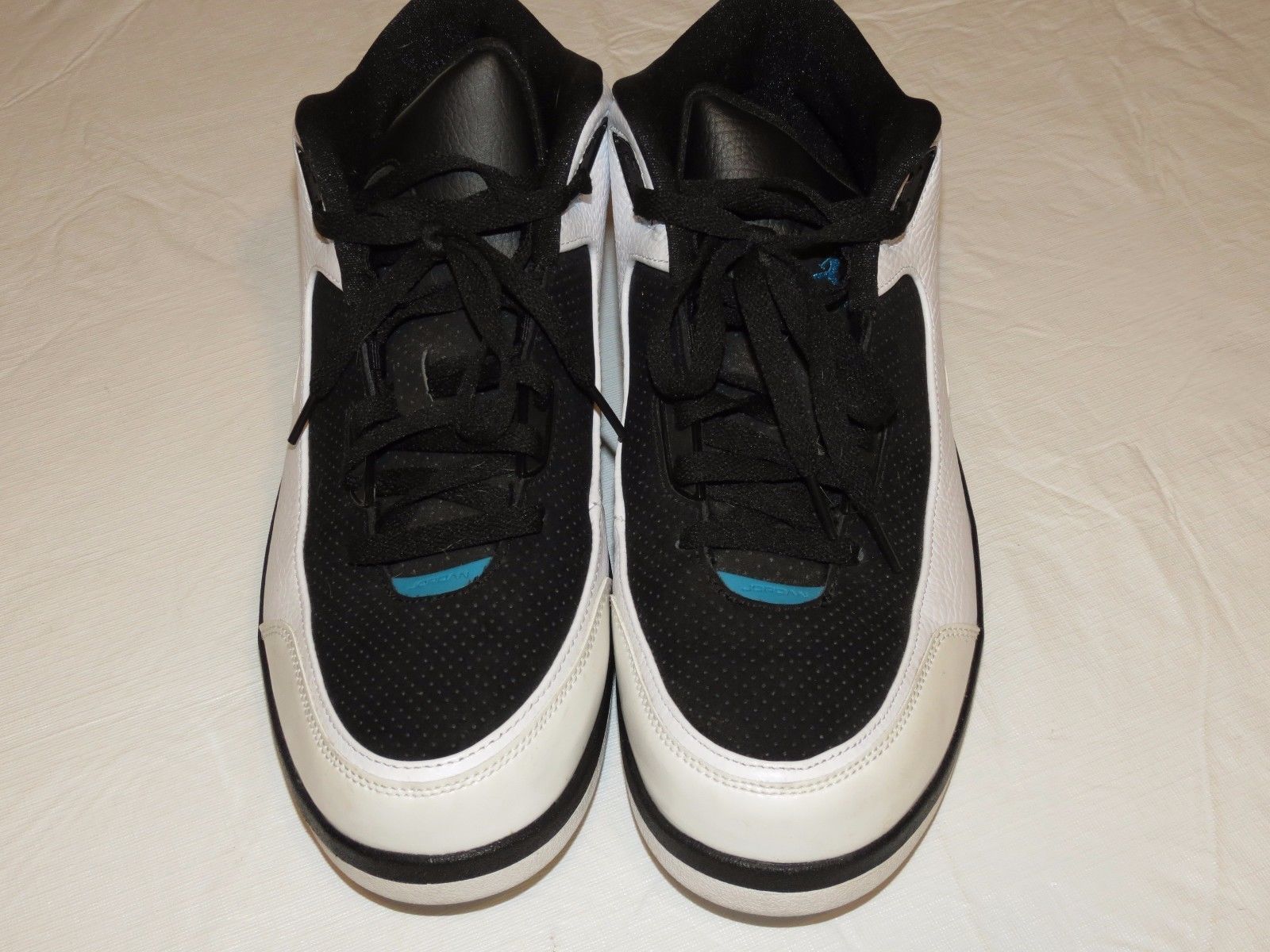 Nike Air Jordan shoes Men's RARE US 11 LN3 basketball 428825-105 white black - Athletic