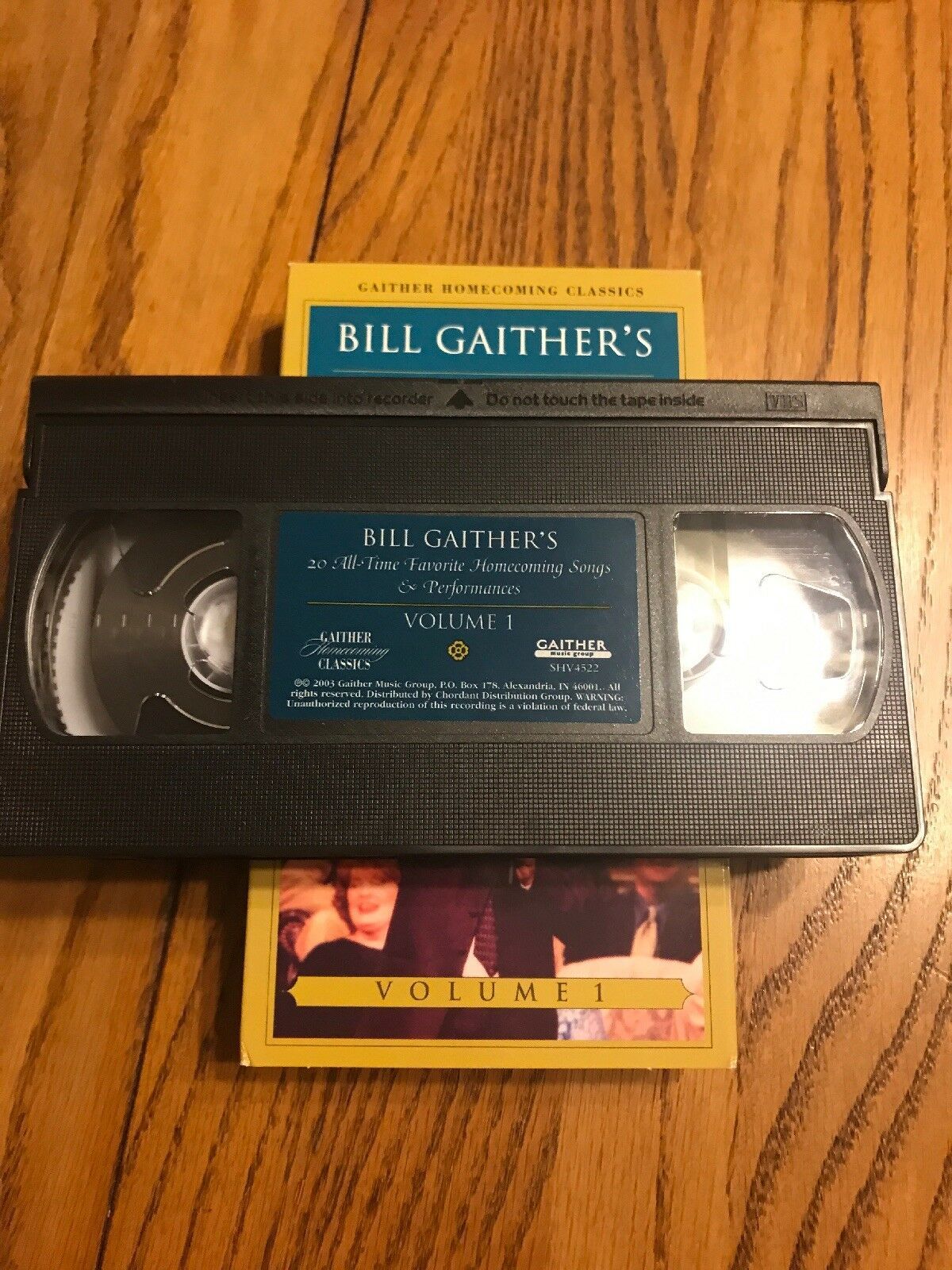 New!! Bill Gaither's 20 All Time Favorite Songs... VHS