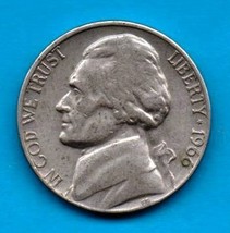 1966 Jefferson Nickel - Light Wear -Strong Features - $0.05