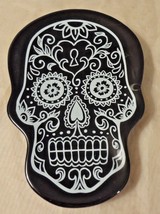 Day of the Dead Sugar Skull Dish (Black) - $6.13