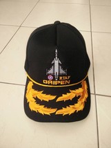 Gripen Wing7 Black Sp Royal Thai Air Force Cap Ball Soldier Military Rtaf - $28.05