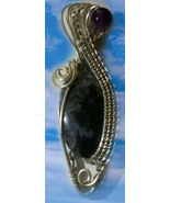 HAUNTED NECKLACE BLACK AGATE FORTRESS OF PROTECTION AMULET HARNESS POWE... - $157.77