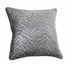 2 x Plume Plume Gris Anthracite Argent Crème Coton Piped HOUSSES DE COUSSIN 17/"
