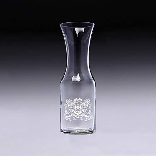 O'Neal Irish Coat of Arms Wine Decanter (Sand Etched)