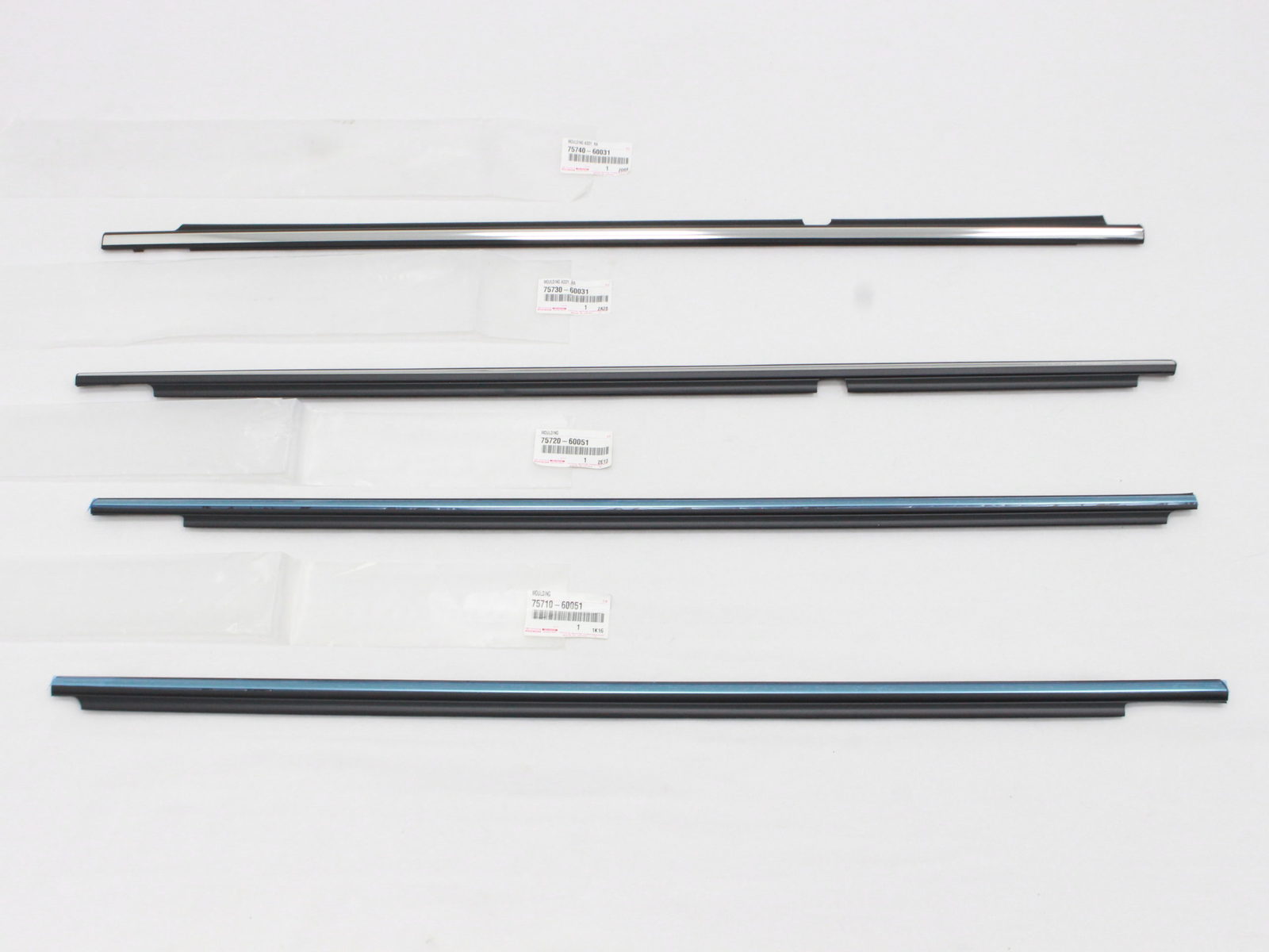 Lexus LX470 Toyota Land Cruiser 199807 Chrome Front Rear Door Belt