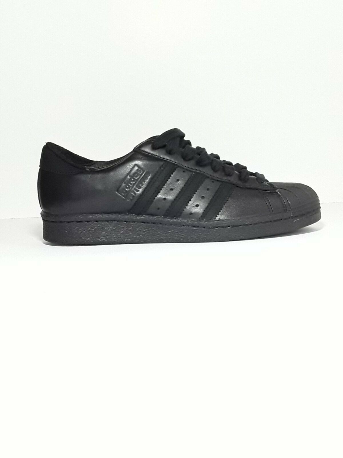 Adidas Superstar 80s Recon Men's Triple Black Shell Toe sneaker EE7391 - Athletic