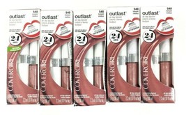 5 Covergirl Outlast 540 Honeyed All-Day Lip Color With Topcoat - $21.78