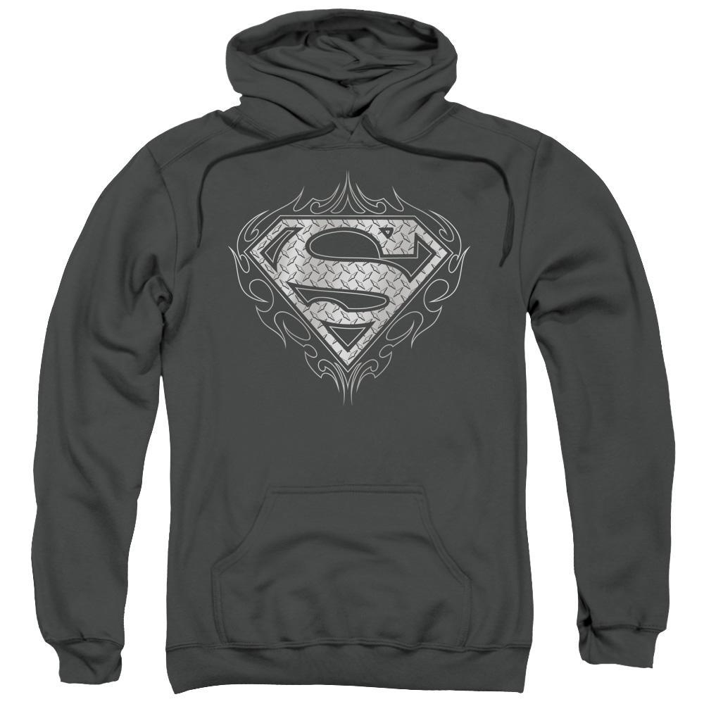 Superman TRIBAL STEEL SHIELD Licensed Adult T-Shirt All Sizes
