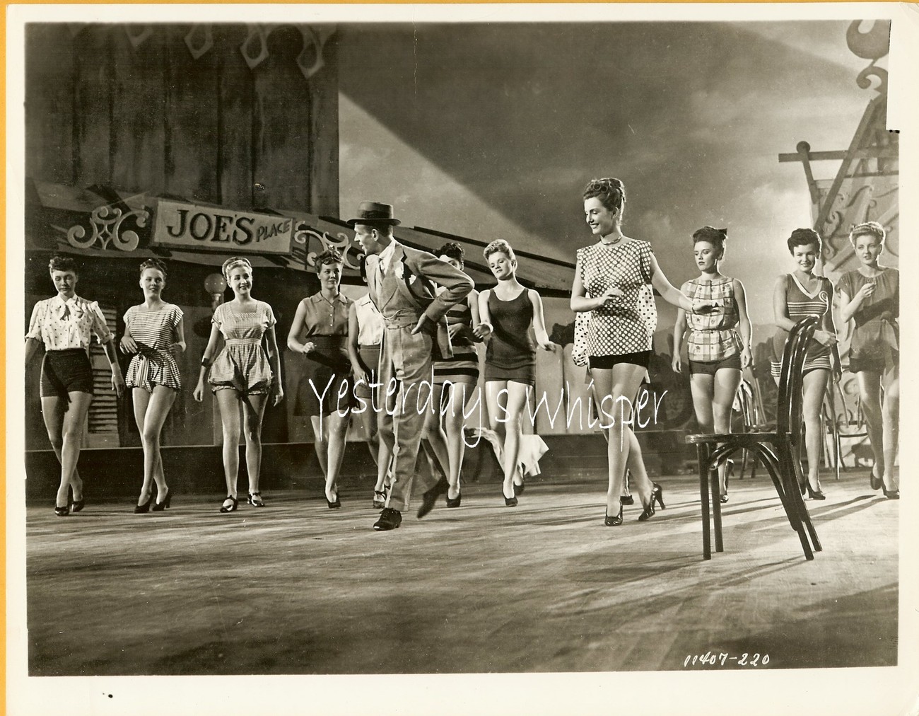 Fred Astaire Olga San Juan Leggy Show Girls 2 Photos - $12.95