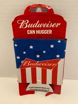 New Budweiser Beer Koozies Wraps Coolers Can Holders Hugger Party Usa Flag - $5.50