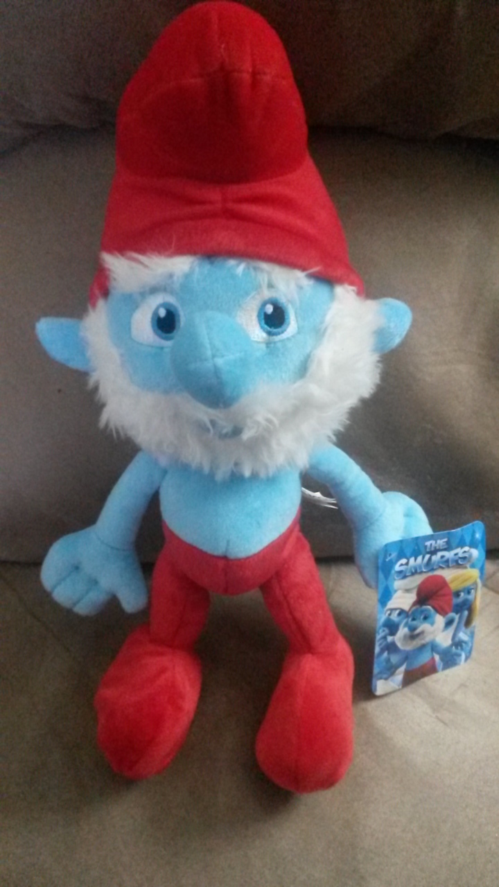 PAPA SMURF SMURFS MOVIE Brand New Licensed Plush 16