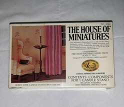 The House Of Miniatures Queen Anne Candle Stand Dollhouse Kit 40013 NEW Sealed - $11.99