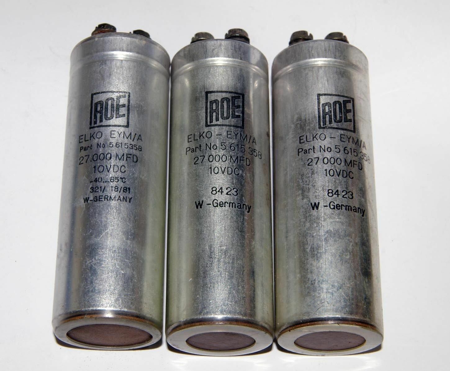 Siemens/ROE/Hitachi/Nichicon Large Can Electrolytic Capacitor HV Screw Terminals 