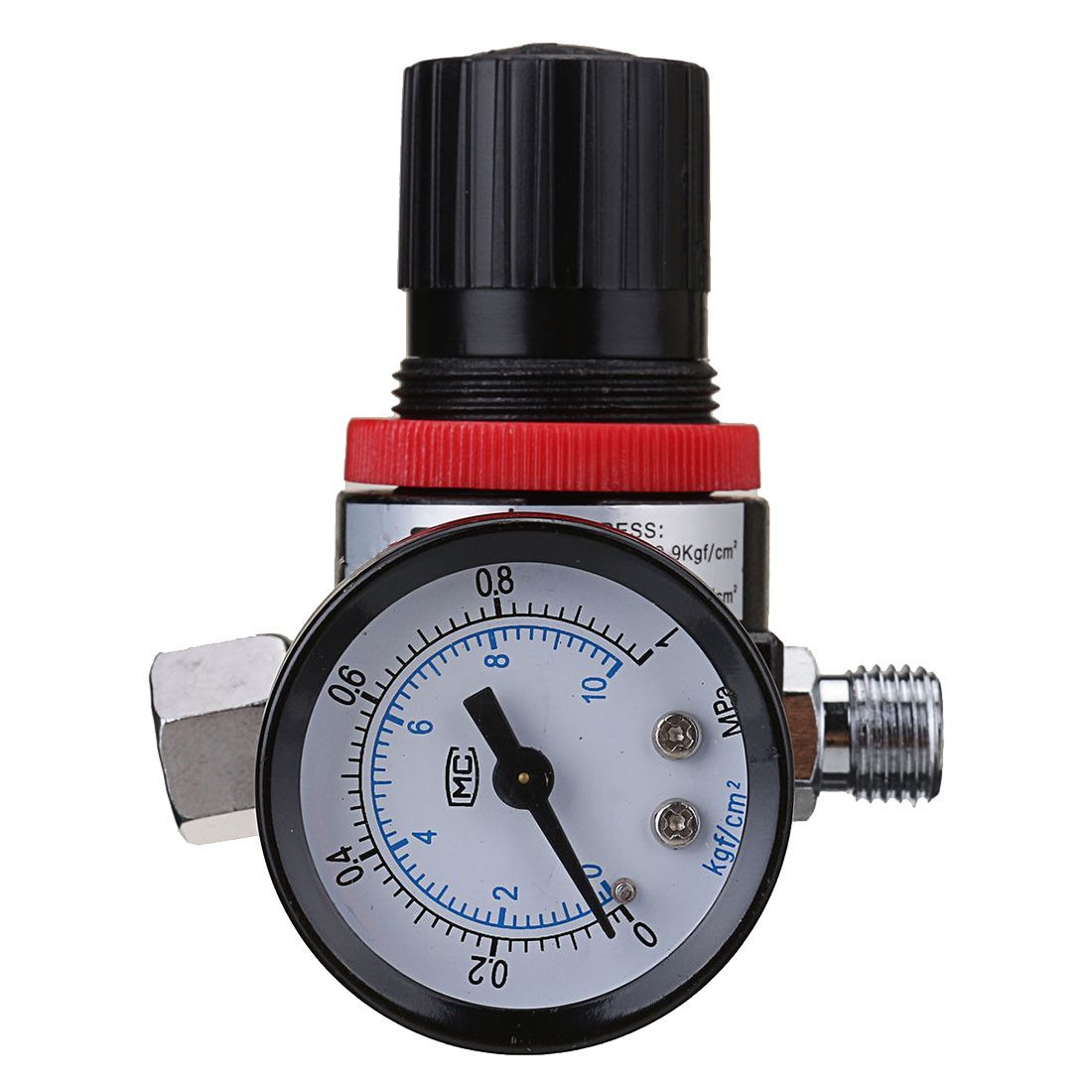 Airbrush Spray Gun Air Regulator Air Compressor With Pressure Gauge 0