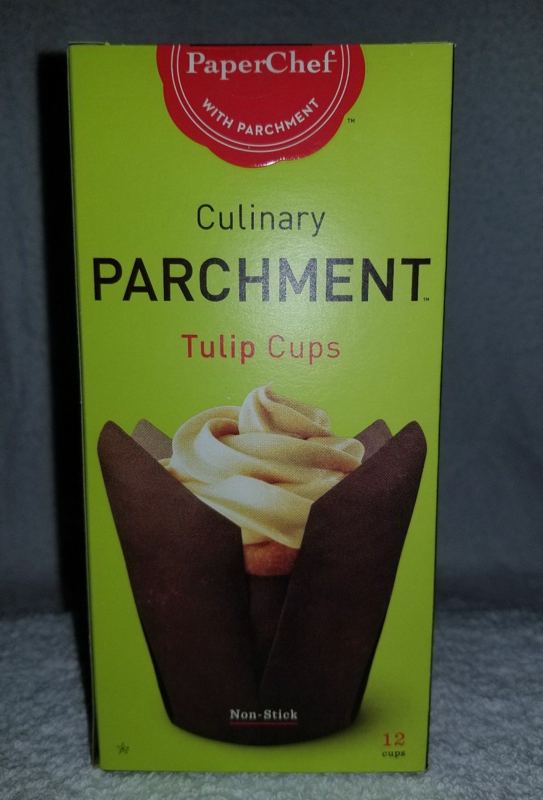 PaperChef Paper Chef Culinary PARCHMENT 12 Tulip Cups NonStick Baking