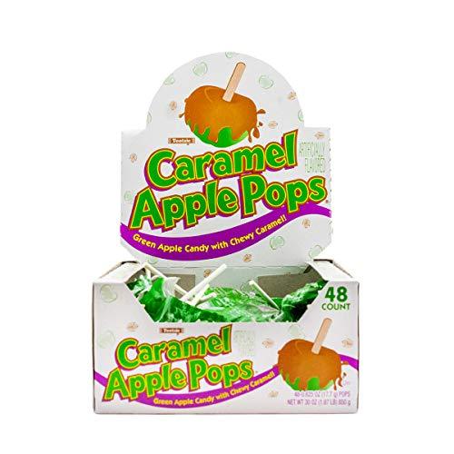 Caramel Green Apple Pops Suckers Candy Lollipop Bag Tootsie Candy