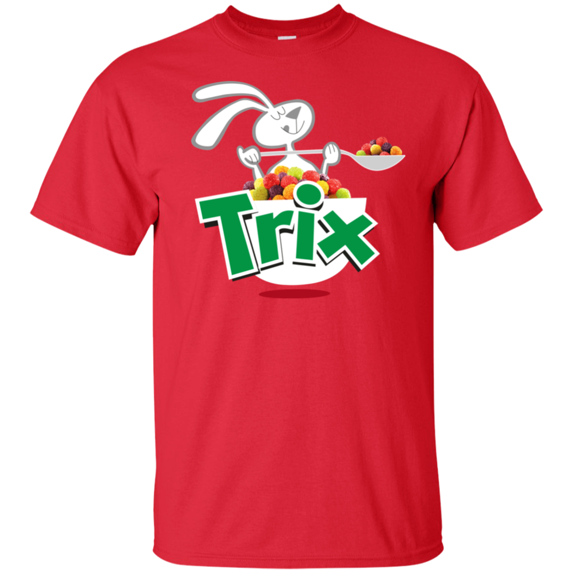 Trix, Rabbit, Trix are for kids, Cereal, Mascot, Tshirt Red TShirts