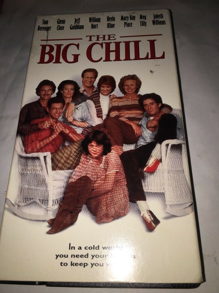 The Big Chill VHS - R - Close, Hurt, Kline - VHS Tapes