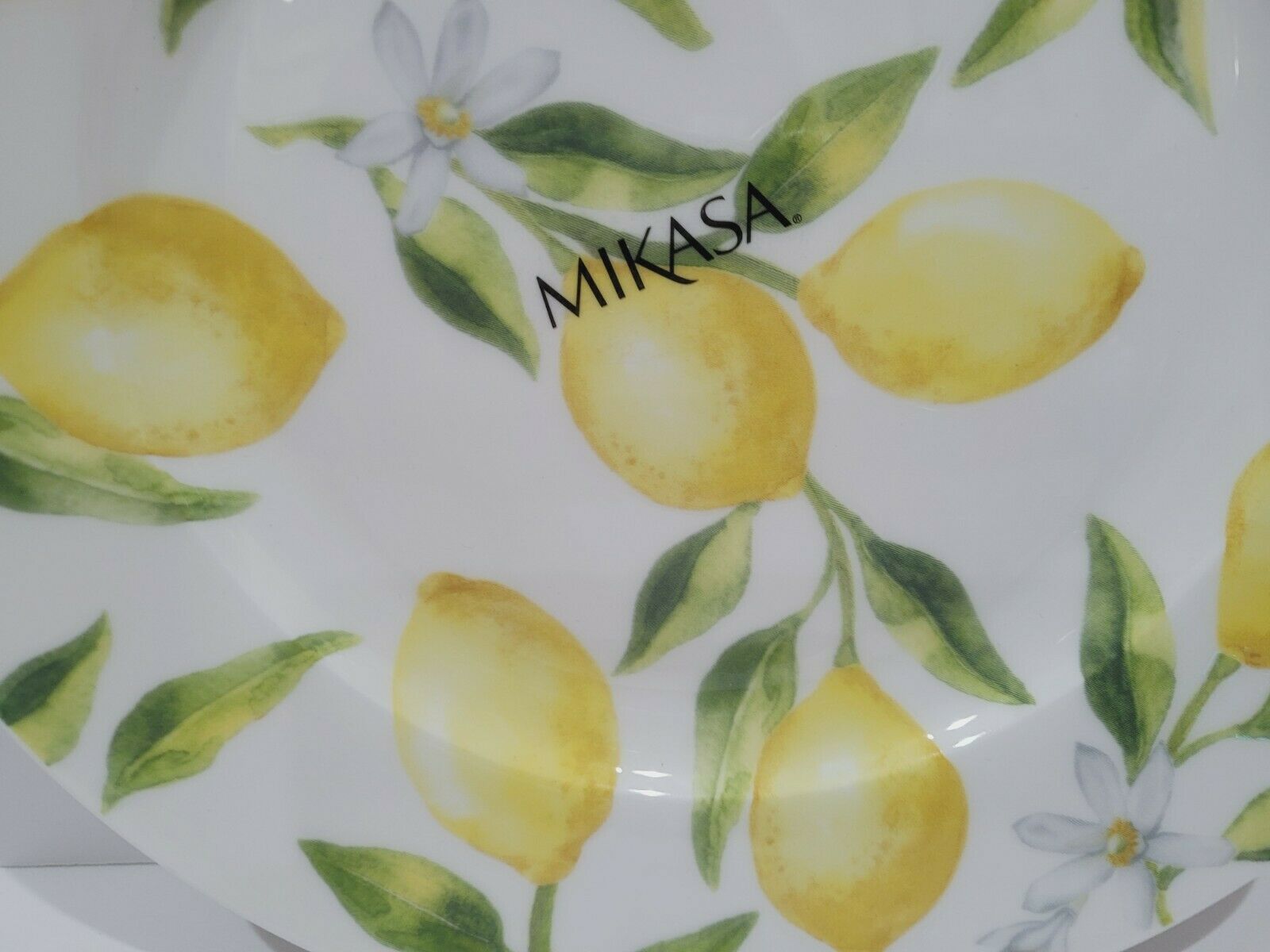 (1) Mikasa Lemon 9" Salad Plate Bone China Pottery & Glass