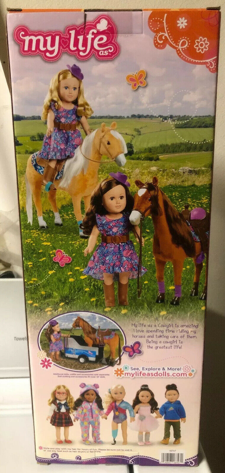 my life cowgirl doll with horse
