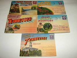 5 1950&#39;s Tennessee Souvenir Postcard Folder Photo Sets - $15.99