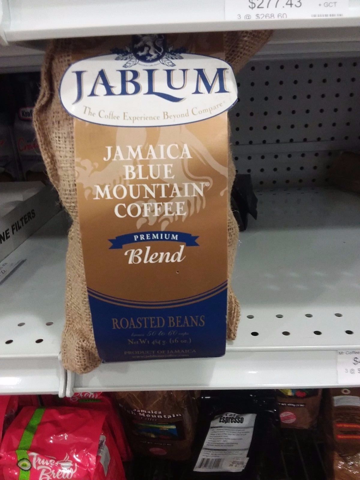Jablum Jamaica Blue Mountain Coffee Blend Roasted Beans 8oz Fresh from