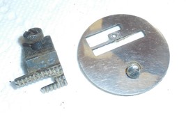 Singer 27 V.S. Feed Dog &amp; Throat Plate Both With Mounting Screws - $15.00