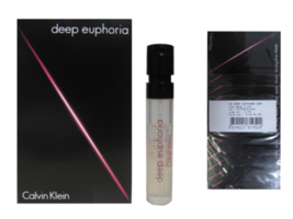 Lot of 12 Calvin Klein Deep Euphoria EDP Spray Vials .04oz with Cards (NEW) - $11.95