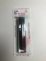 Love My Lips By Bari Wet Shine Lip Gloss 1364 Black Cherry - $8.99