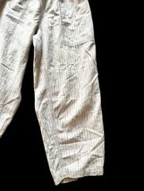 Vtg Women Stripe Issey Miyake Plantation Cotton Linen Capri Pants S Made Japan image 5