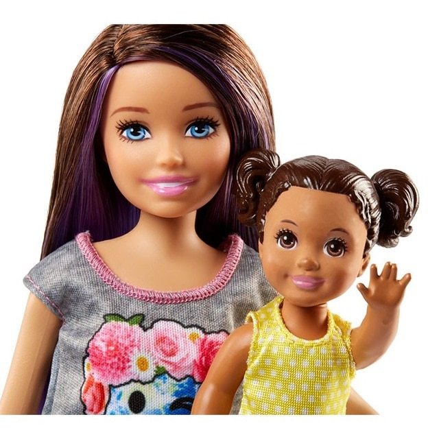 2018 26cm Original Barbie Doll Barbie Skipper Babysitters Inc Doll and ...
