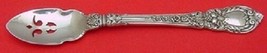 Charles II by Lunt Sterling Silver Olive Spoon Pierced 5 3/4" Custom Made - $79.00