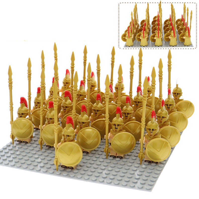 21pcs/set Ancient Spartan army - Leonidas and The 300 Spartan Lego ...