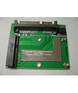 1.8 in mSATA Mini PCIE SSD to SATA Adapter Converter Free SATA Cables US... - $9.75